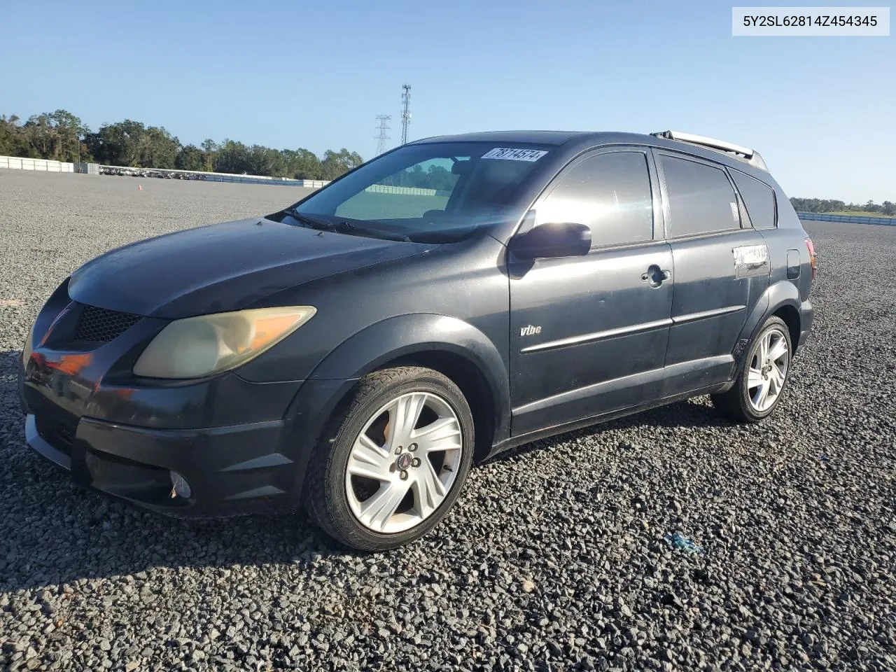 2004 Pontiac Vibe VIN: 5Y2SL62814Z454345 Lot: 78714574