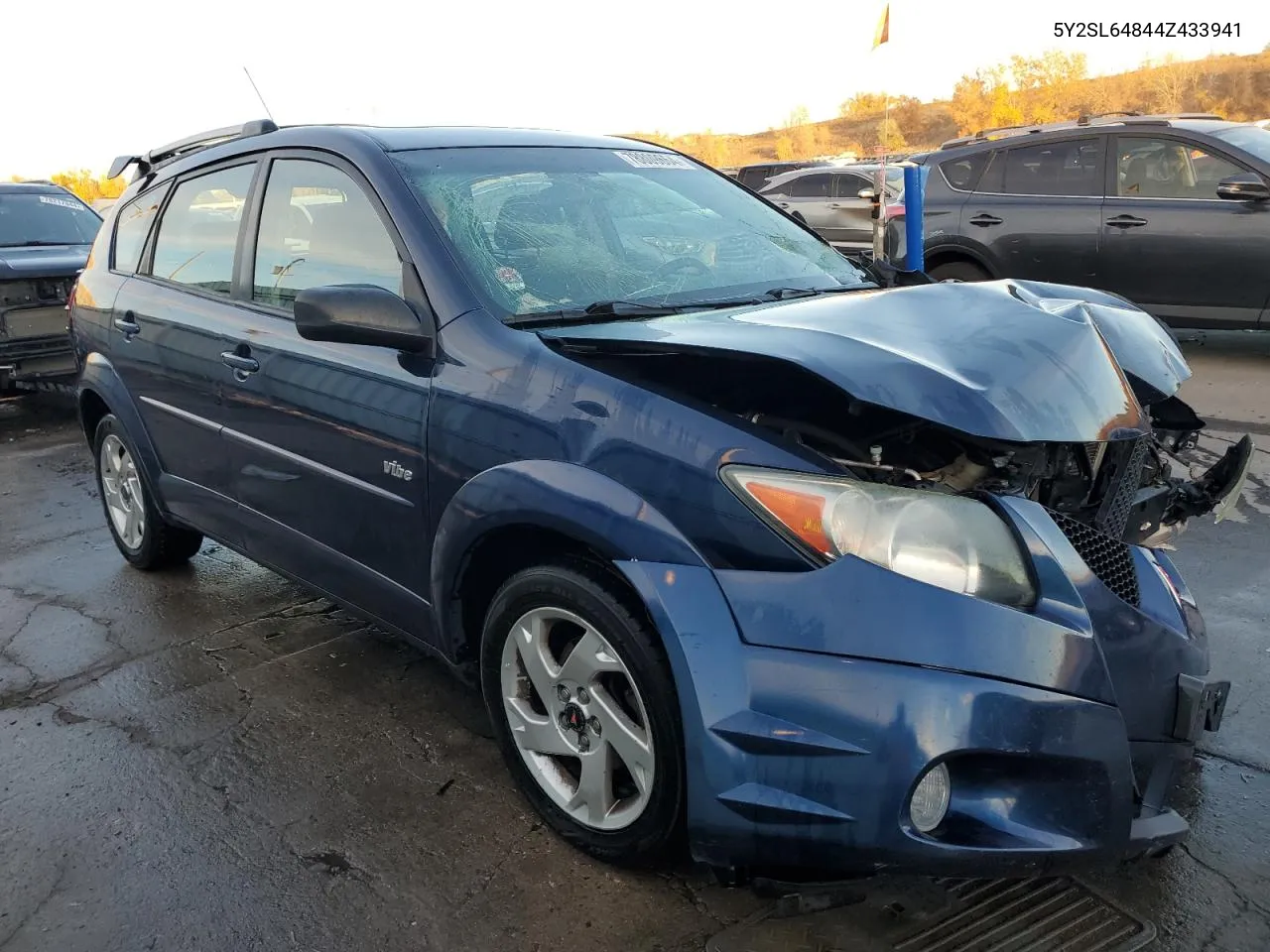 2004 Pontiac Vibe VIN: 5Y2SL64844Z433941 Lot: 78809664