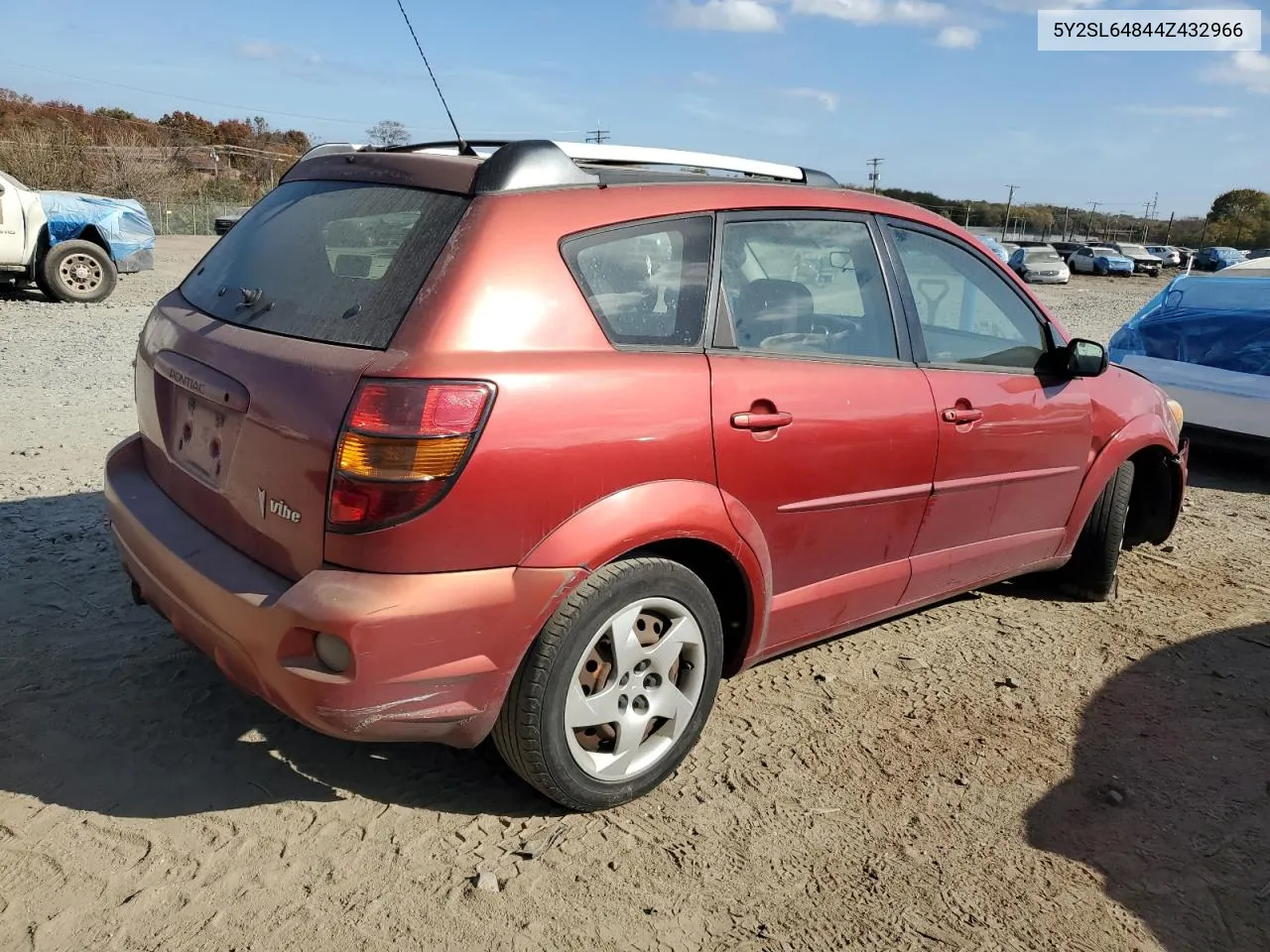 2004 Pontiac Vibe VIN: 5Y2SL64844Z432966 Lot: 79027364