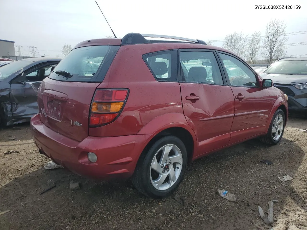 2005 Pontiac Vibe VIN: 5Y2SL638X5Z420159 Lot: 50852804