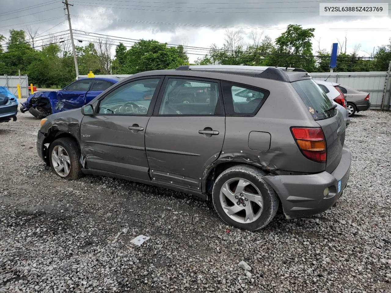 2005 Pontiac Vibe VIN: 5Y2SL63885Z423769 Lot: 54538594