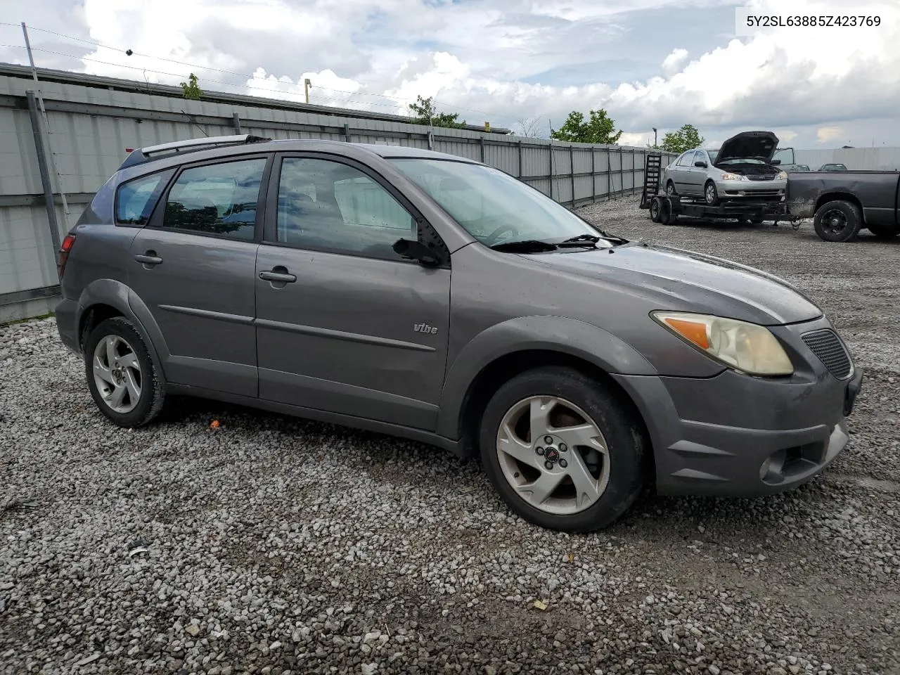 2005 Pontiac Vibe VIN: 5Y2SL63885Z423769 Lot: 54538594