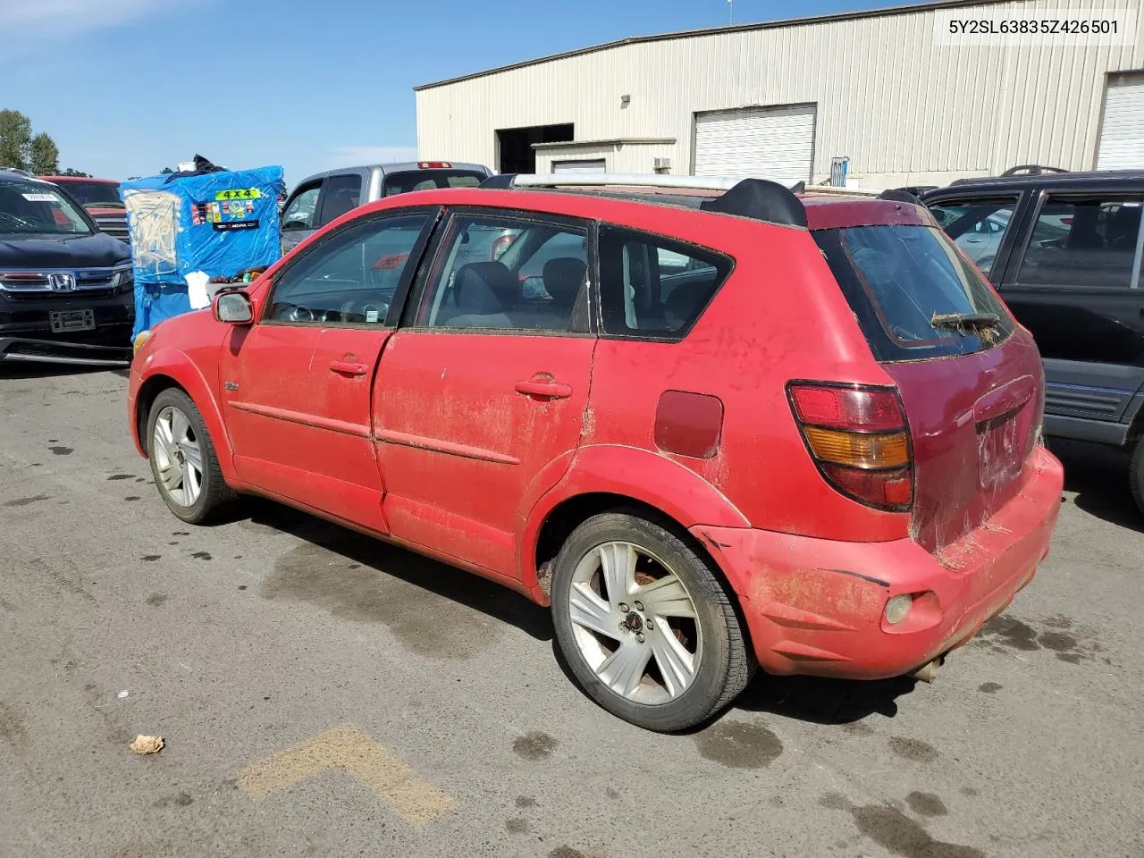 2005 Pontiac Vibe VIN: 5Y2SL63835Z426501 Lot: 58692784