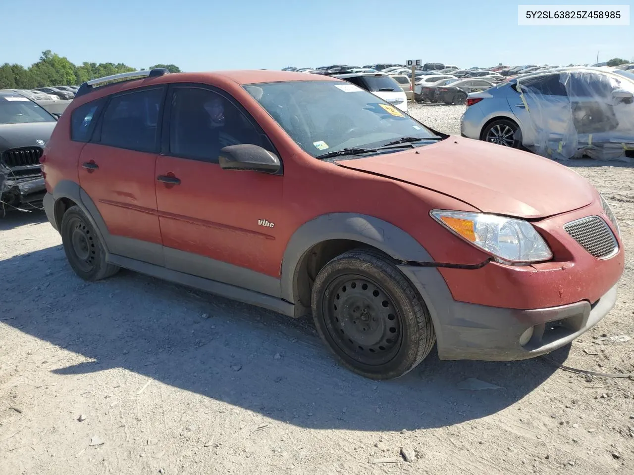 2005 Pontiac Vibe VIN: 5Y2SL63825Z458985 Lot: 60817984