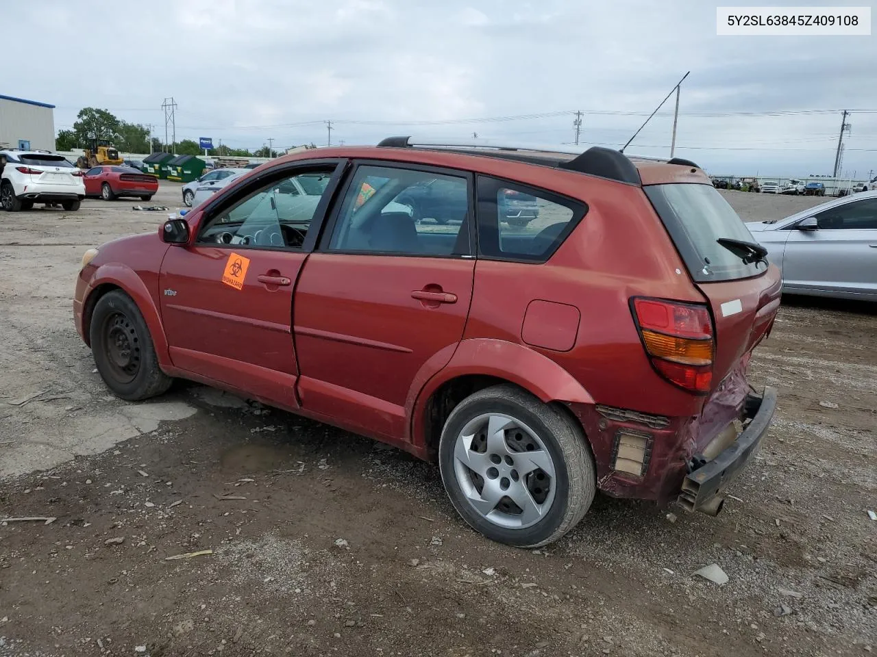 2005 Pontiac Vibe VIN: 5Y2SL63845Z409108 Lot: 62222674