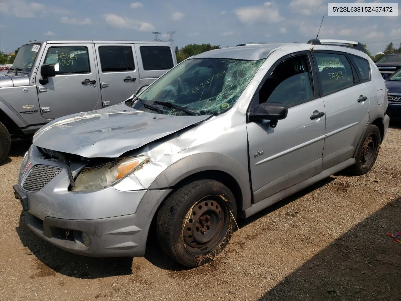 2005 Pontiac Vibe VIN: 5Y2SL63815Z457472 Lot: 62247054