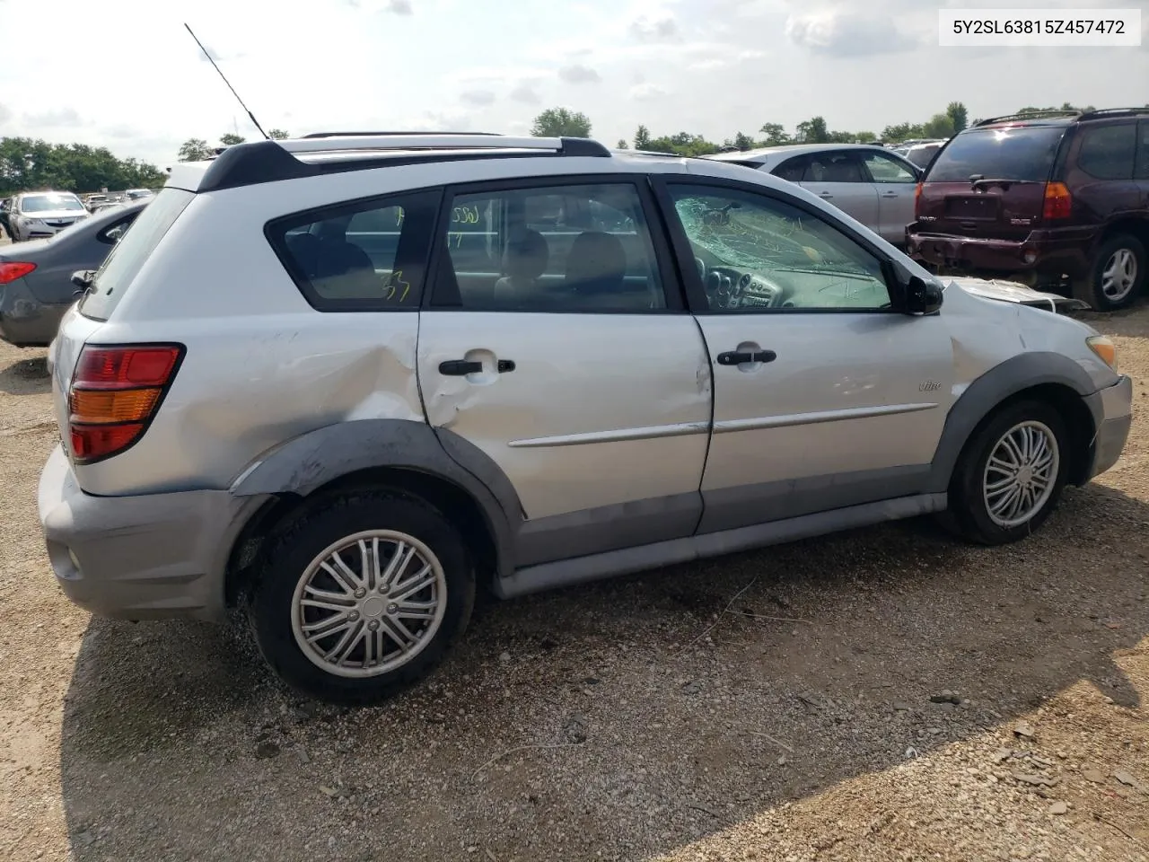 2005 Pontiac Vibe VIN: 5Y2SL63815Z457472 Lot: 62247054