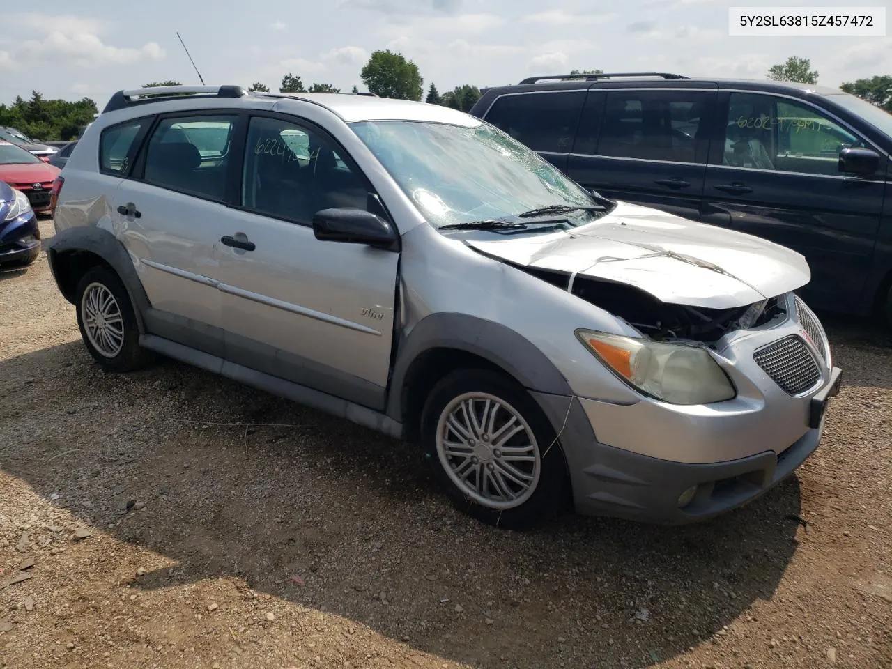 2005 Pontiac Vibe VIN: 5Y2SL63815Z457472 Lot: 62247054