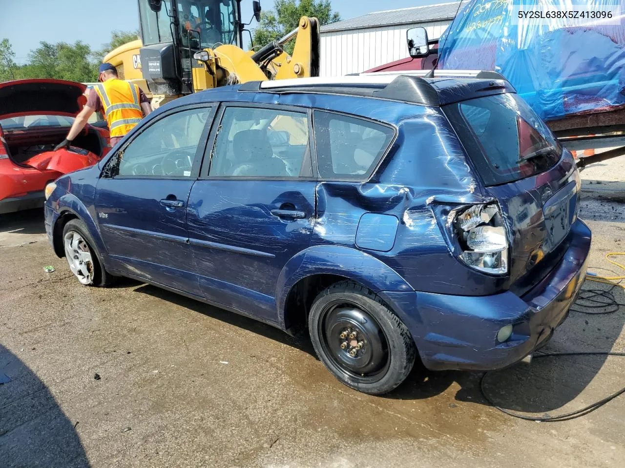 2005 Pontiac Vibe VIN: 5Y2SL638X5Z413096 Lot: 63808904