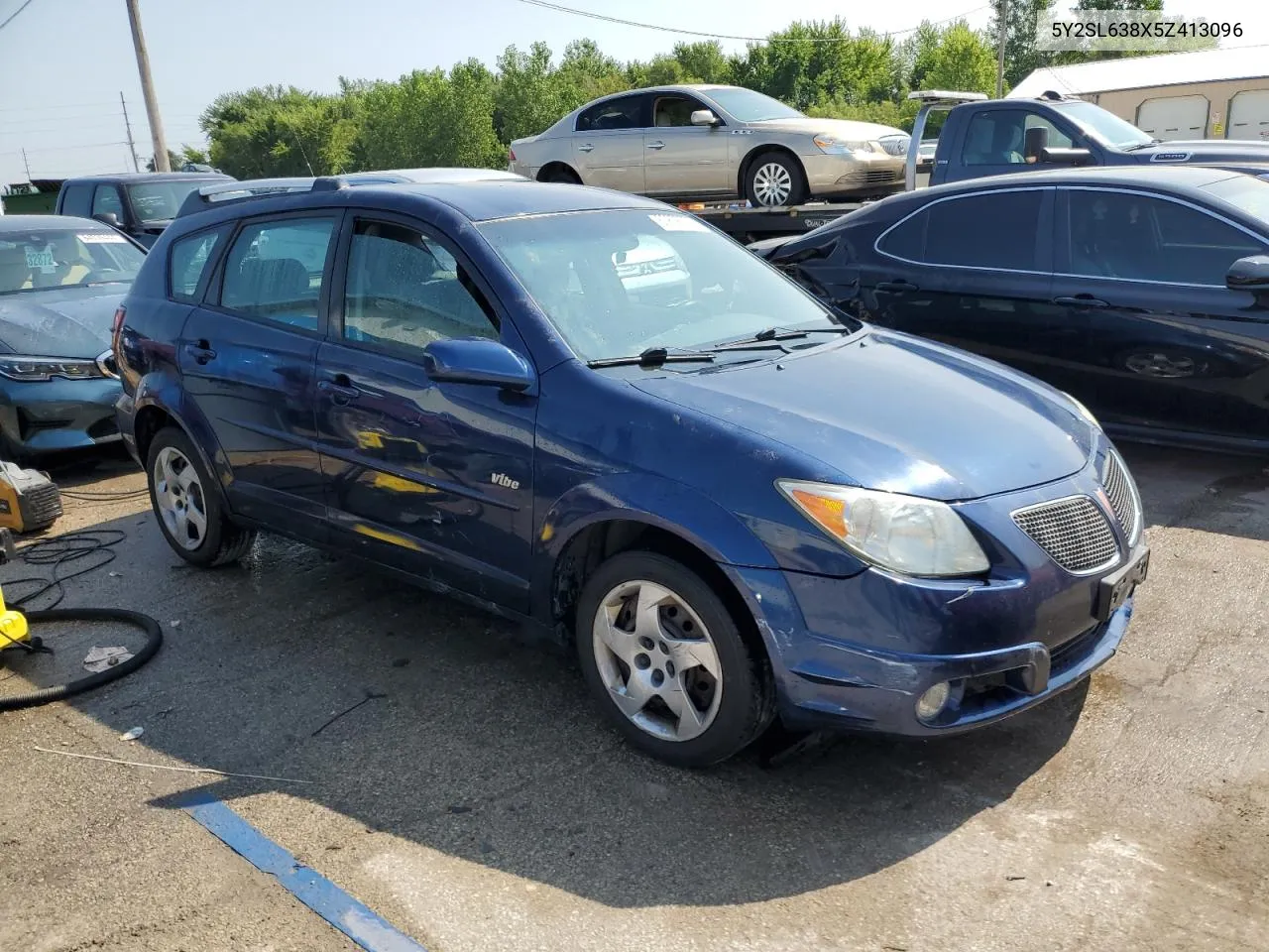 2005 Pontiac Vibe VIN: 5Y2SL638X5Z413096 Lot: 63808904