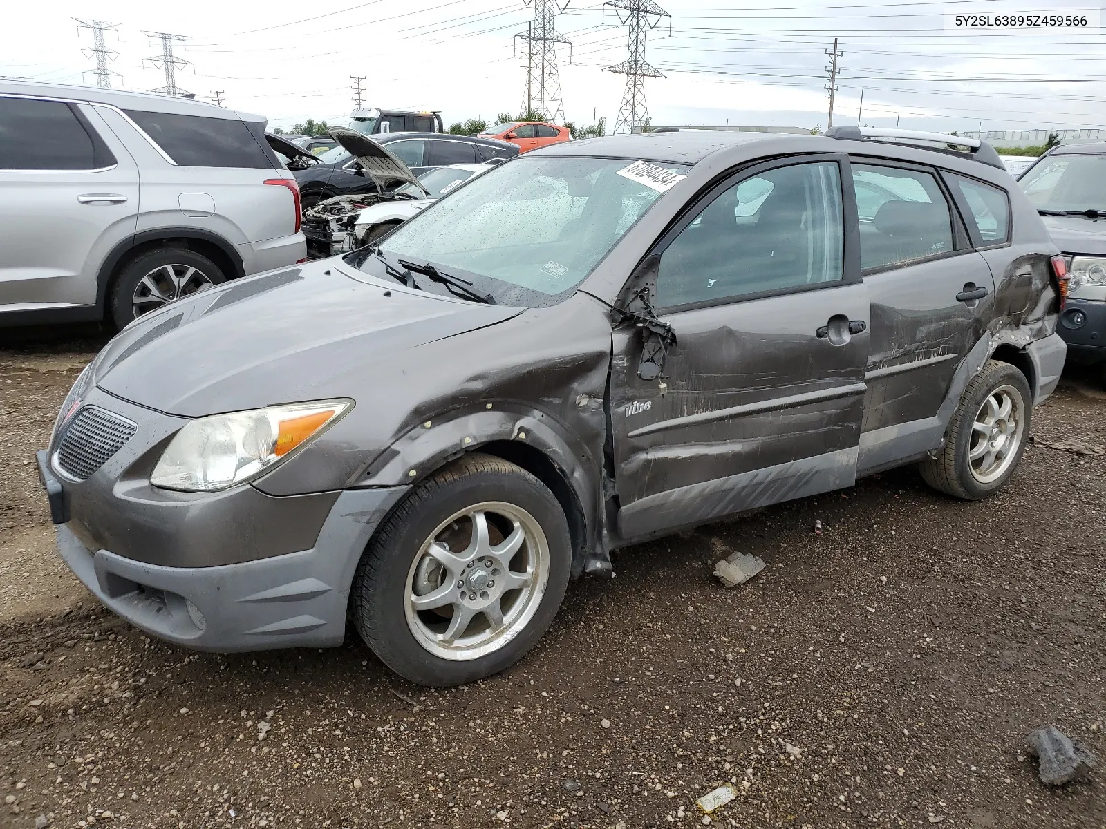 2005 Pontiac Vibe VIN: 5Y2SL63895Z459566 Lot: 67094434