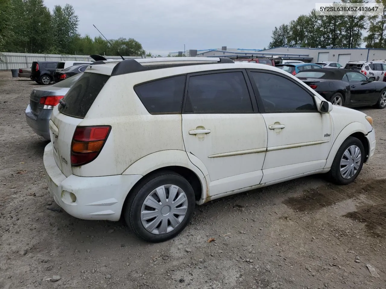 2005 Pontiac Vibe VIN: 5Y2SL638X5Z413647 Lot: 67174644