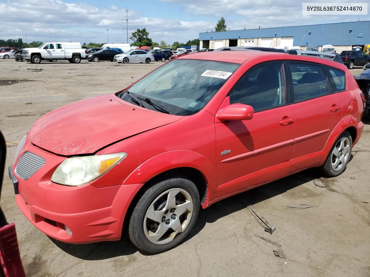 5Y2SL63875Z414870 2005 Pontiac Vibe