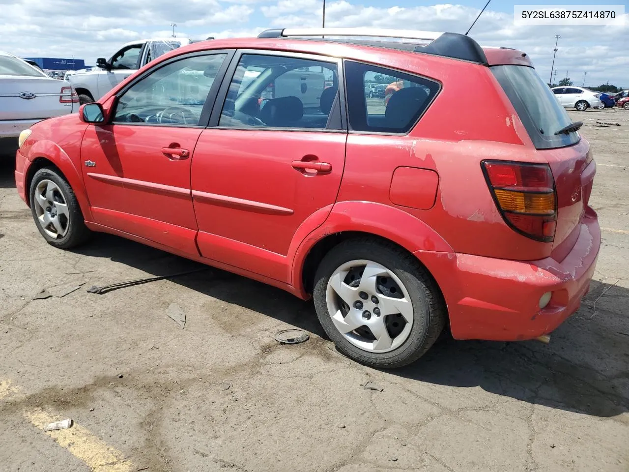 2005 Pontiac Vibe VIN: 5Y2SL63875Z414870 Lot: 68001154