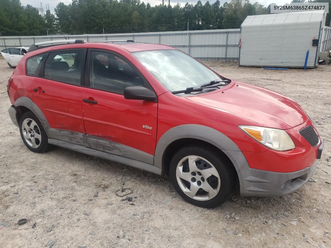 2005 Pontiac Vibe VIN: 5Y2SM63865Z474877 Lot: 68325134