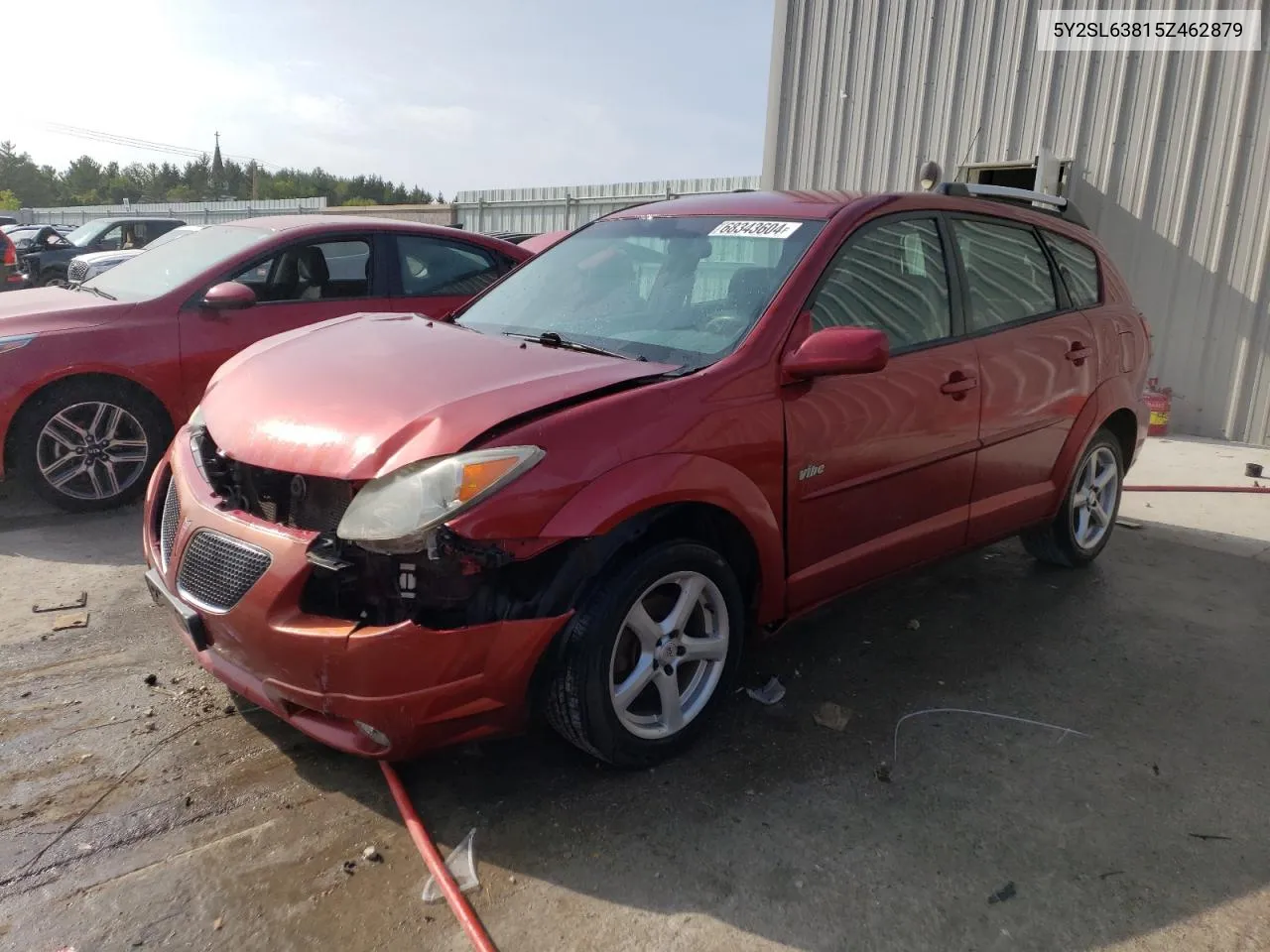 2005 Pontiac Vibe VIN: 5Y2SL63815Z462879 Lot: 68343604