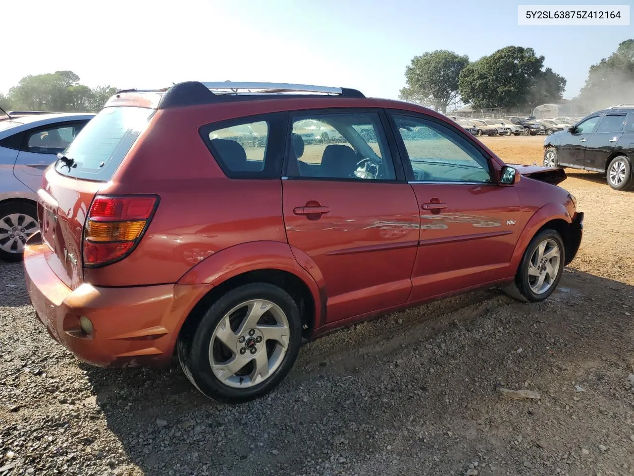 2005 Pontiac Vibe VIN: 5Y2SL63875Z412164 Lot: 69319404