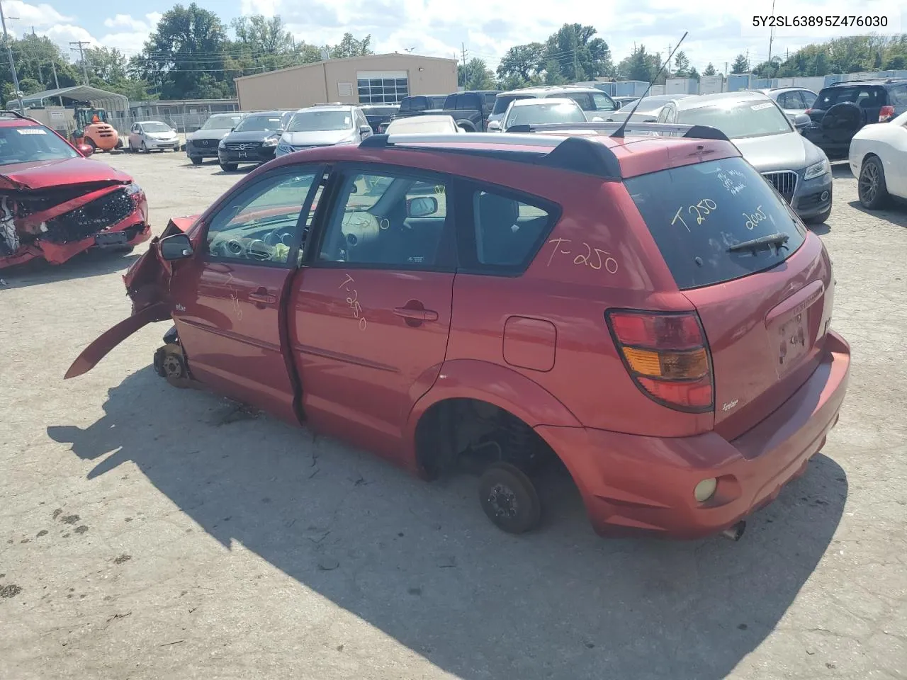 2005 Pontiac Vibe VIN: 5Y2SL63895Z476030 Lot: 69835614