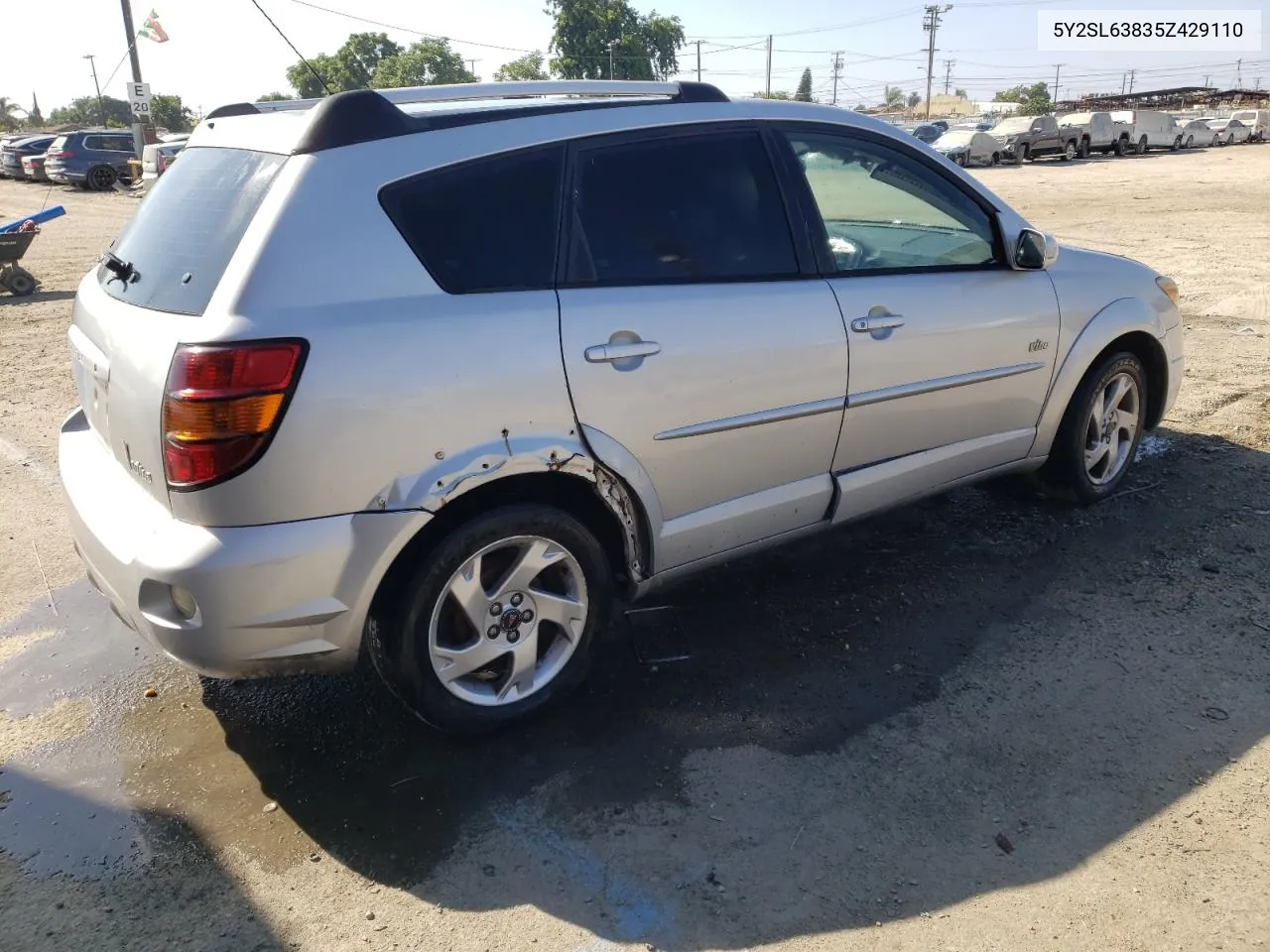 2005 Pontiac Vibe VIN: 5Y2SL63835Z429110 Lot: 69891894