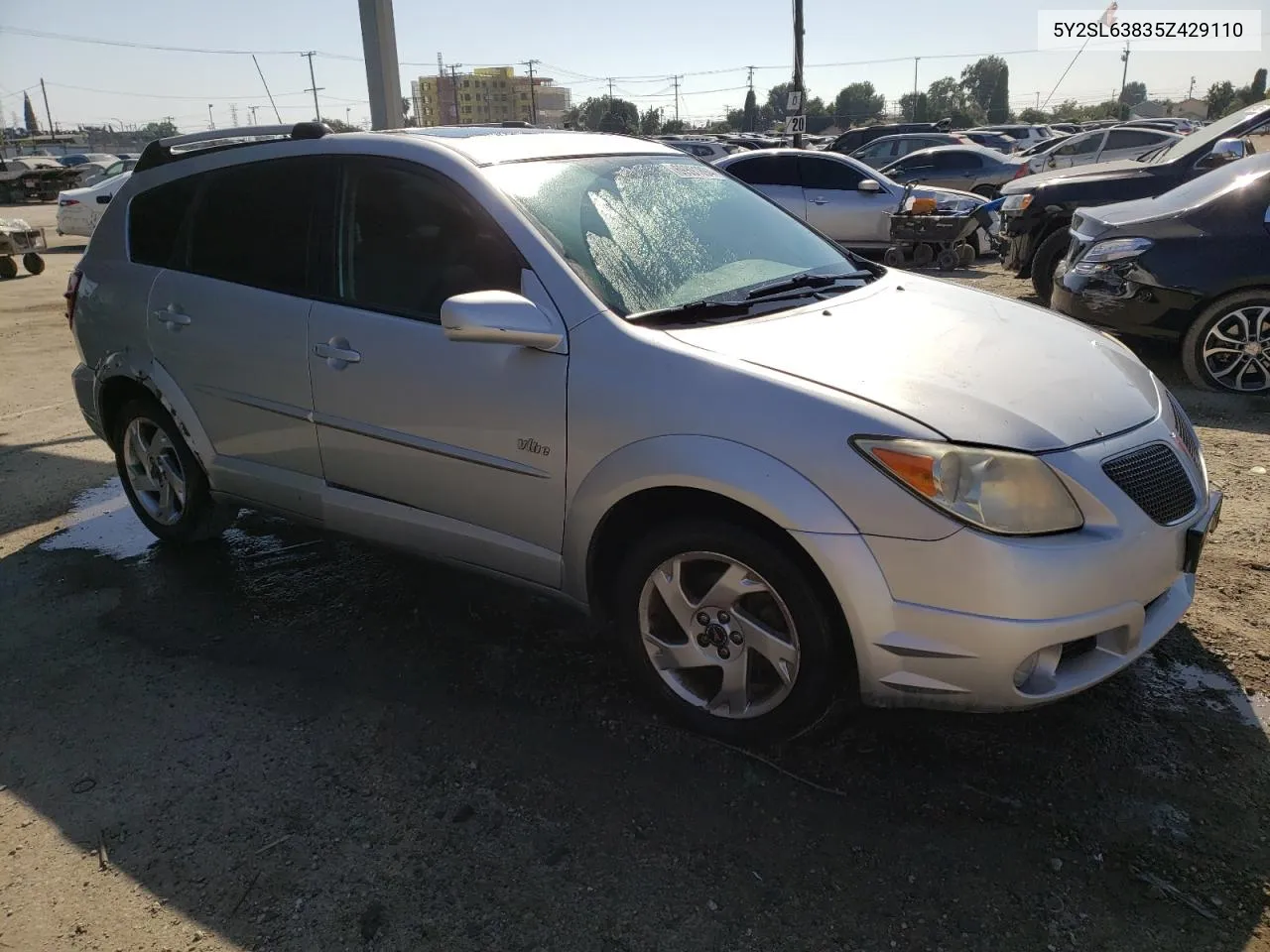 2005 Pontiac Vibe VIN: 5Y2SL63835Z429110 Lot: 69891894