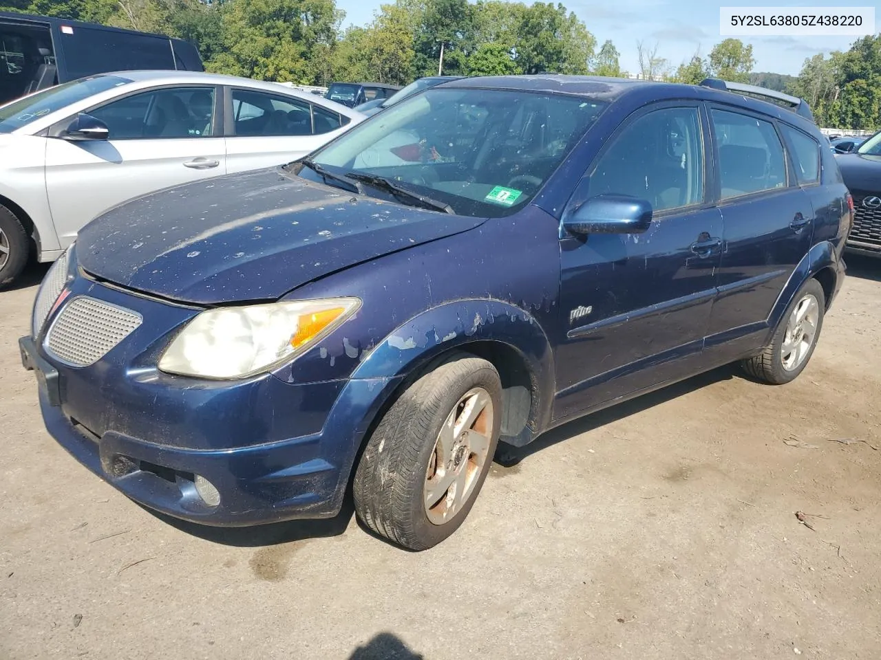 2005 Pontiac Vibe VIN: 5Y2SL63805Z438220 Lot: 70305074