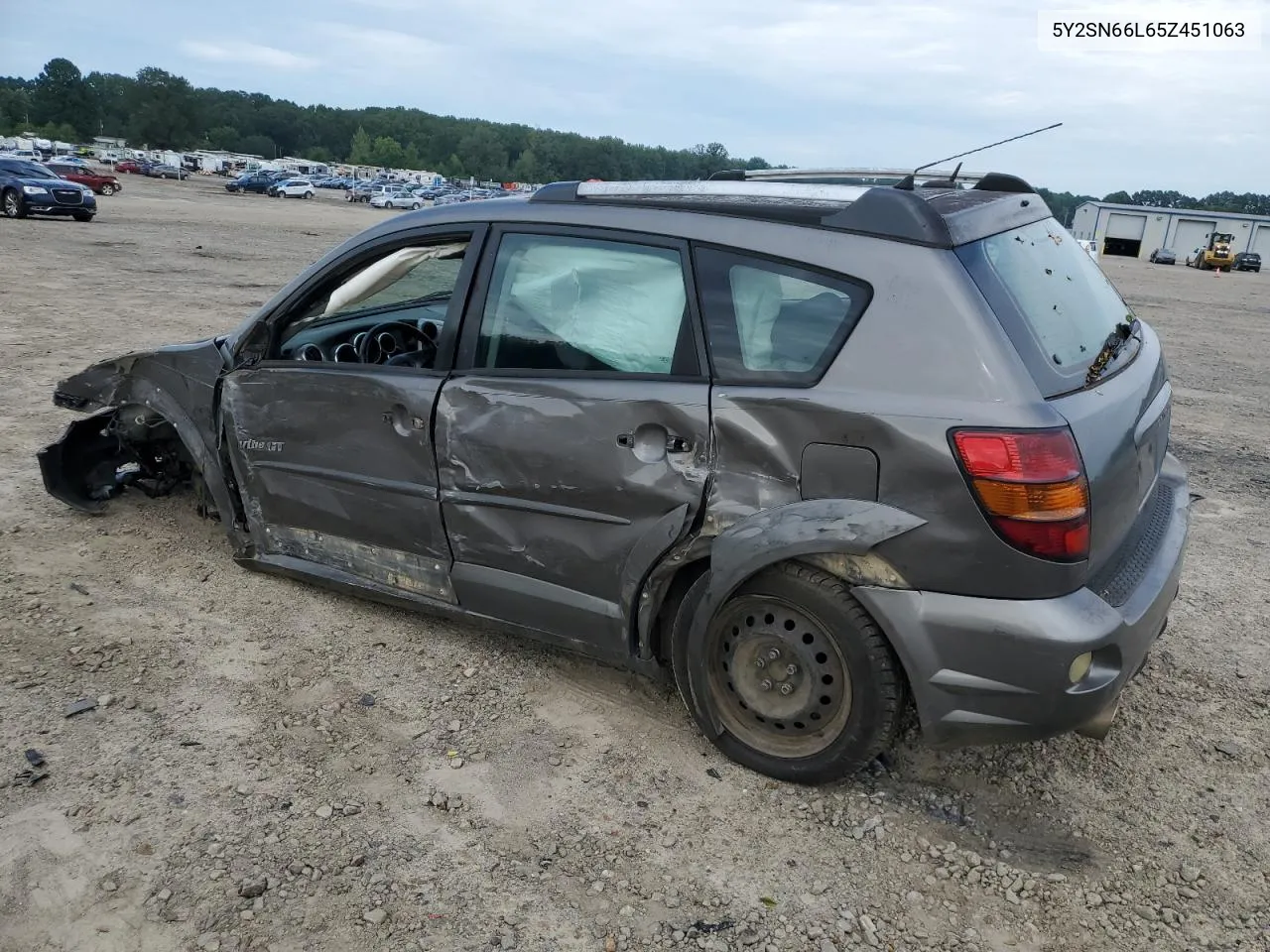 2005 Pontiac Vibe Gt VIN: 5Y2SN66L65Z451063 Lot: 70332724