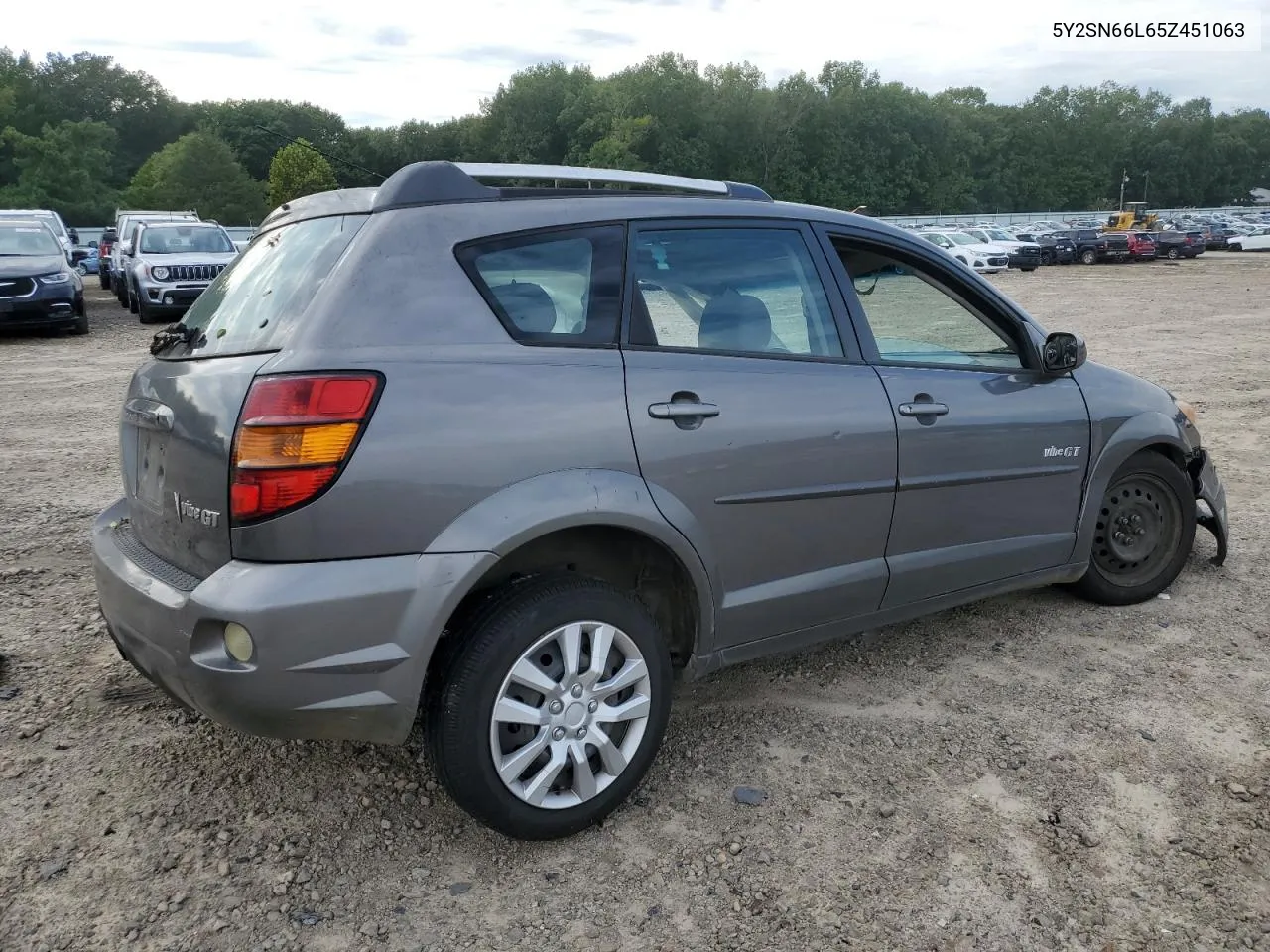 2005 Pontiac Vibe Gt VIN: 5Y2SN66L65Z451063 Lot: 70332724