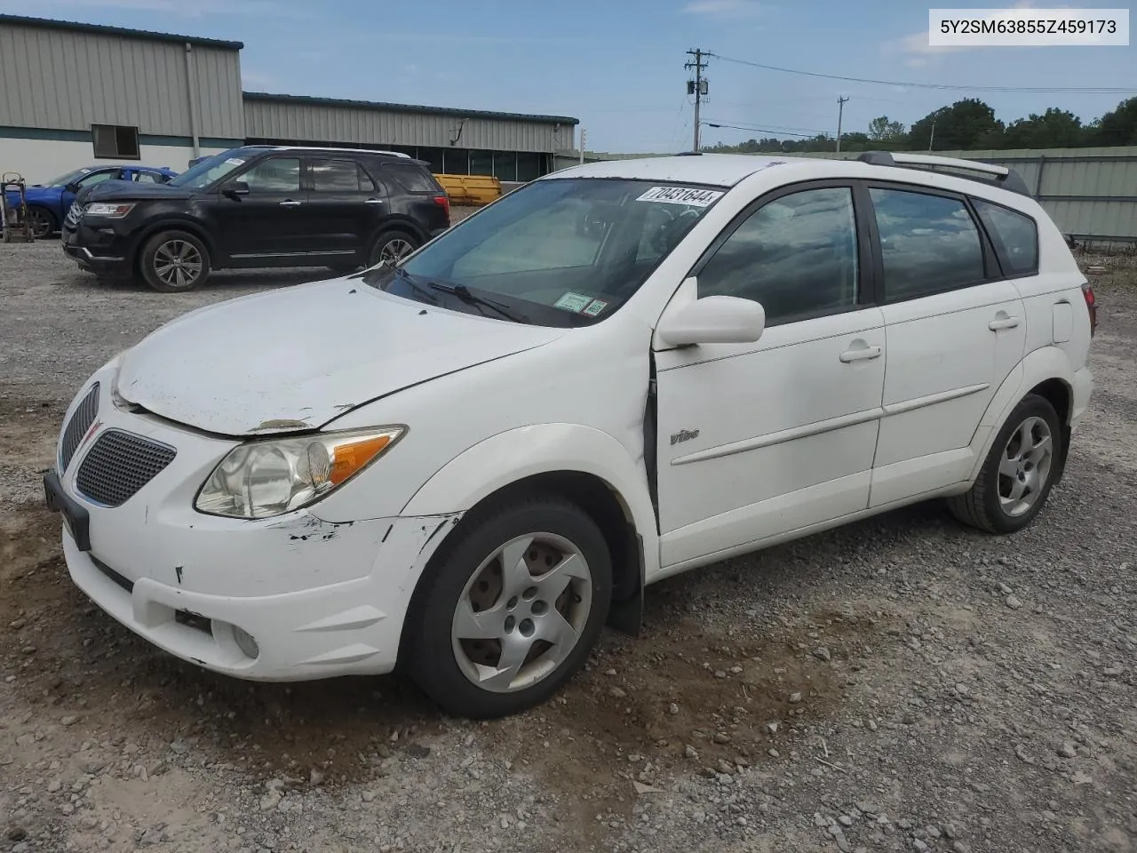 2005 Pontiac Vibe VIN: 5Y2SM63855Z459173 Lot: 70431644