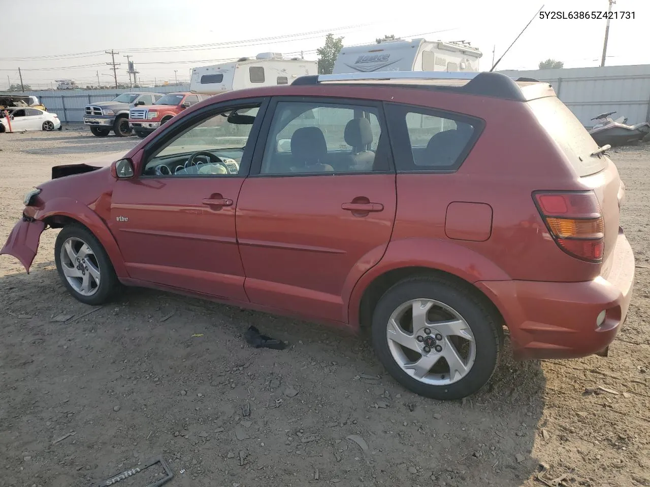 2005 Pontiac Vibe VIN: 5Y2SL63865Z421731 Lot: 70724474