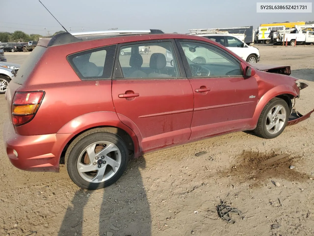 2005 Pontiac Vibe VIN: 5Y2SL63865Z421731 Lot: 70724474