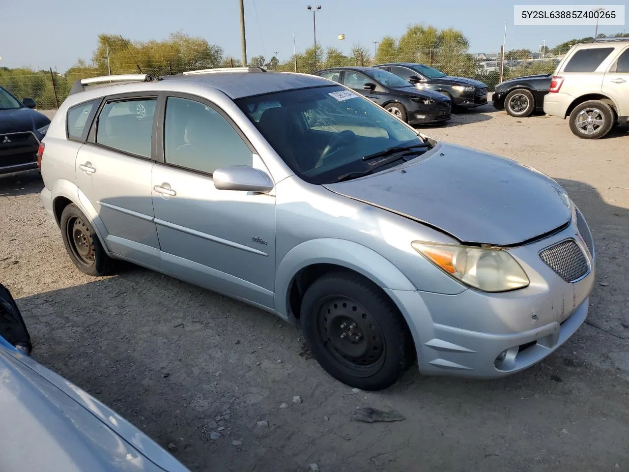 2005 Pontiac Vibe VIN: 5Y2SL63885Z400265 Lot: 70901654