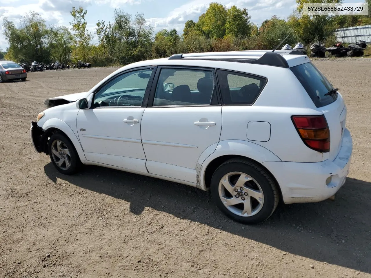 2005 Pontiac Vibe VIN: 5Y2SL66885Z433729 Lot: 71591154