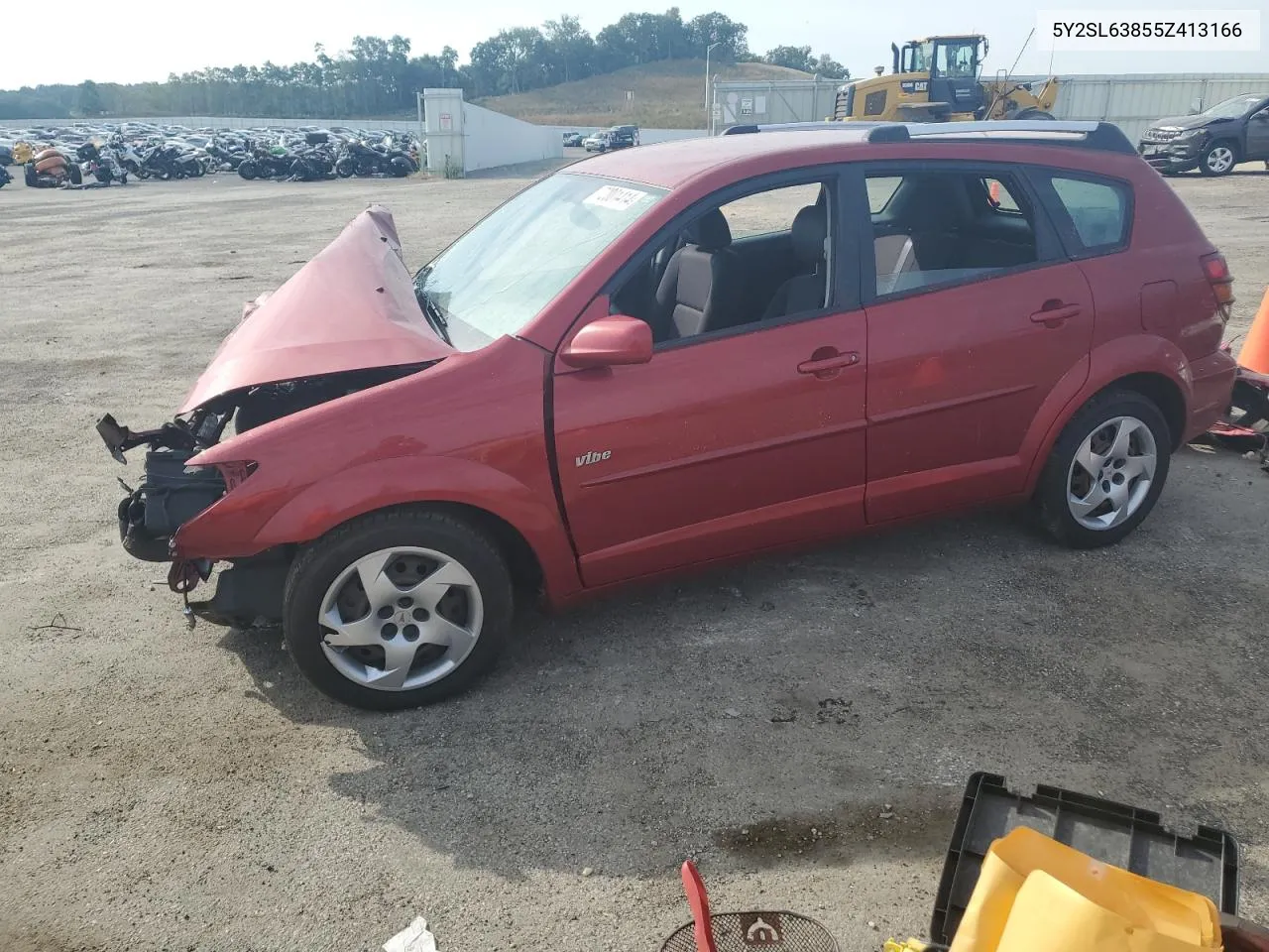 2005 Pontiac Vibe VIN: 5Y2SL63855Z413166 Lot: 72001414