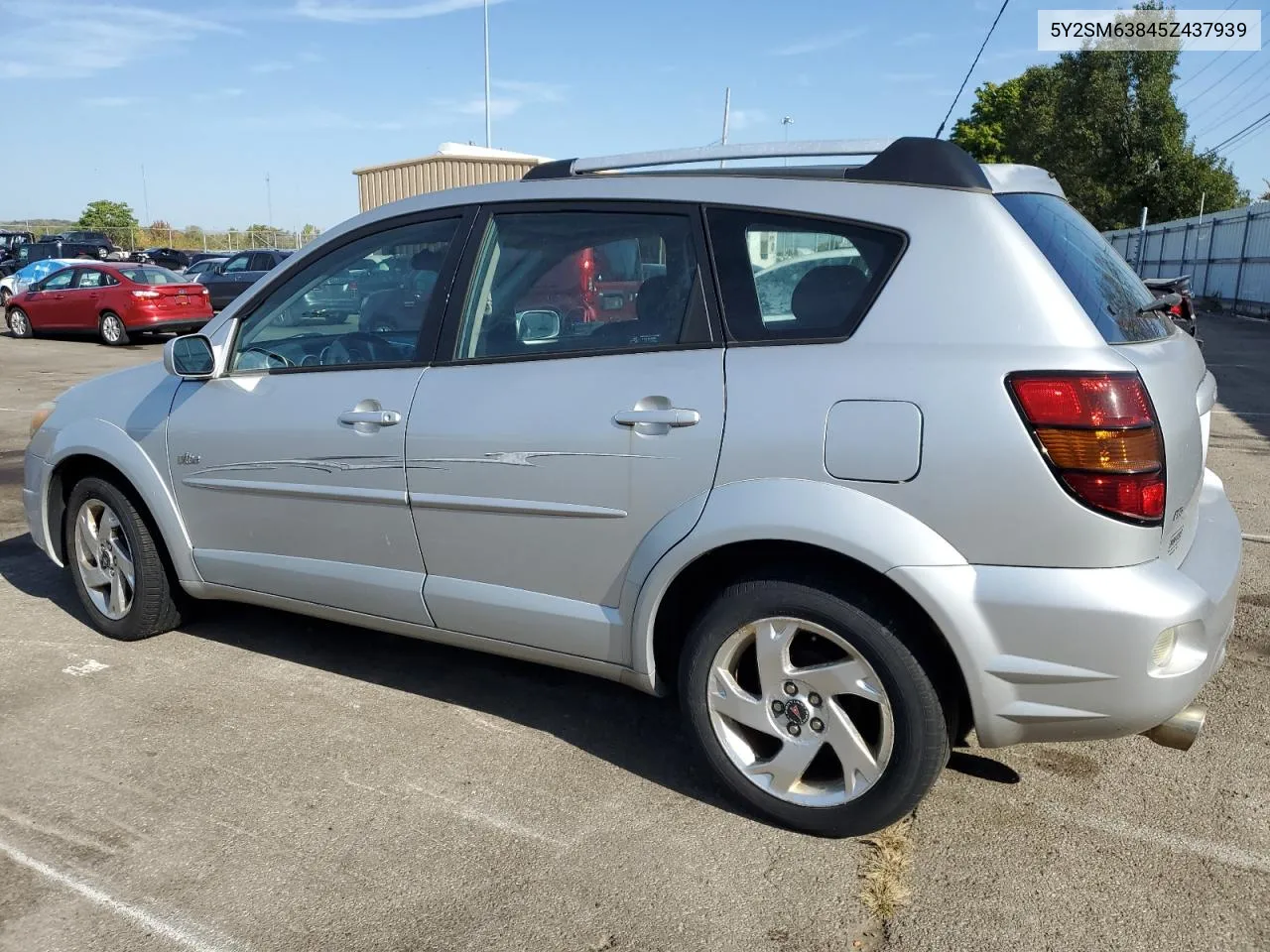 2005 Pontiac Vibe VIN: 5Y2SM63845Z437939 Lot: 72503894