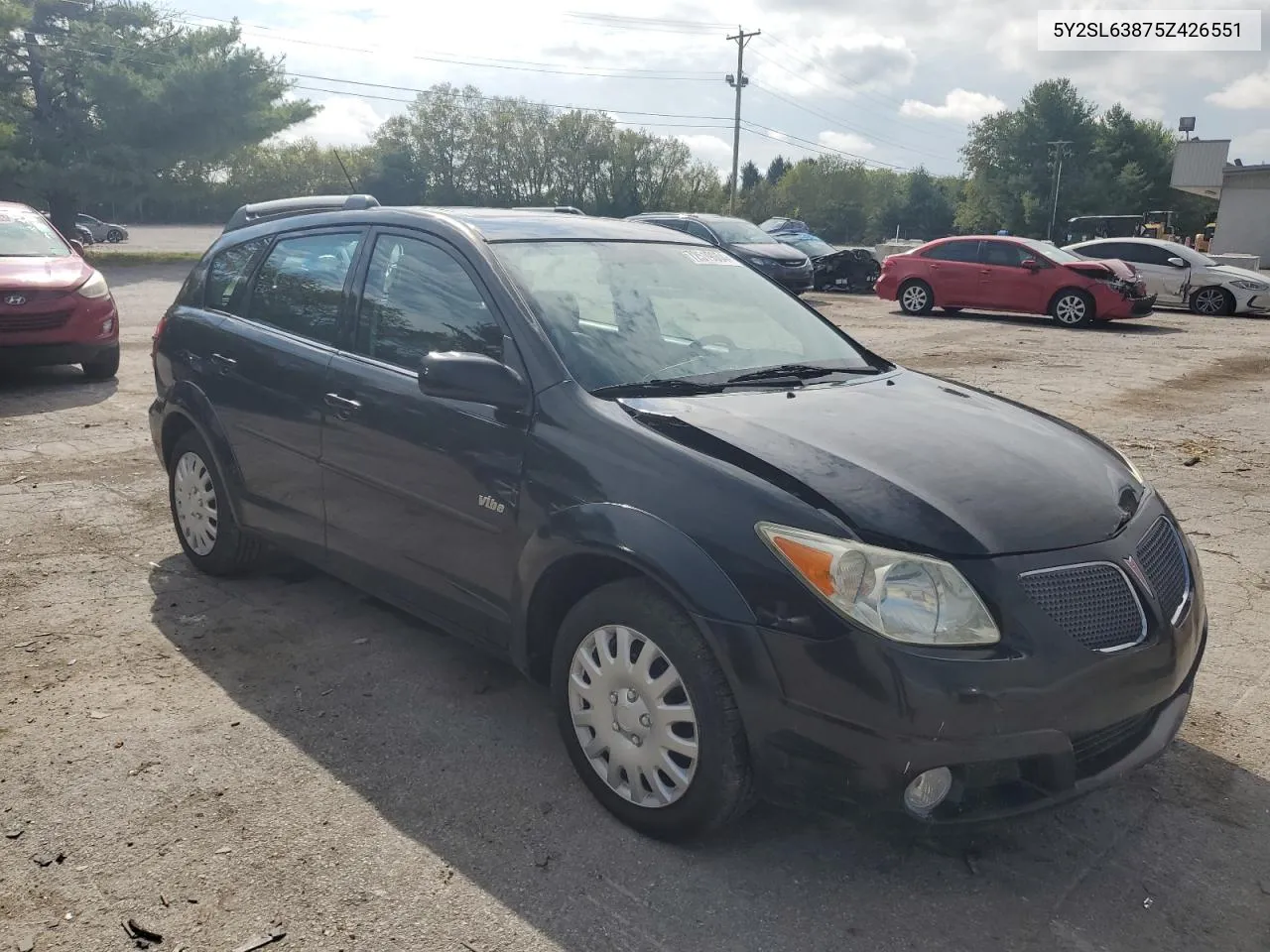 2005 Pontiac Vibe VIN: 5Y2SL63875Z426551 Lot: 72519004