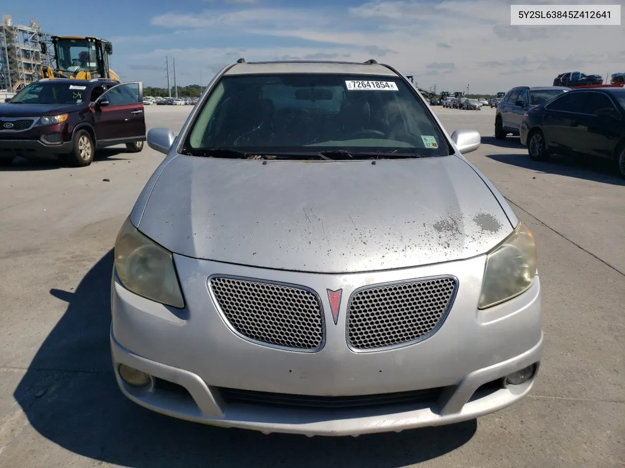 2005 Pontiac Vibe VIN: 5Y2SL63845Z412641 Lot: 72641854