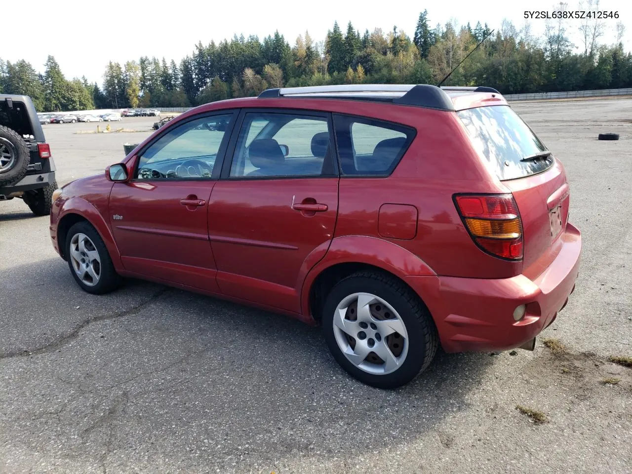 2005 Pontiac Vibe VIN: 5Y2SL638X5Z412546 Lot: 72786404