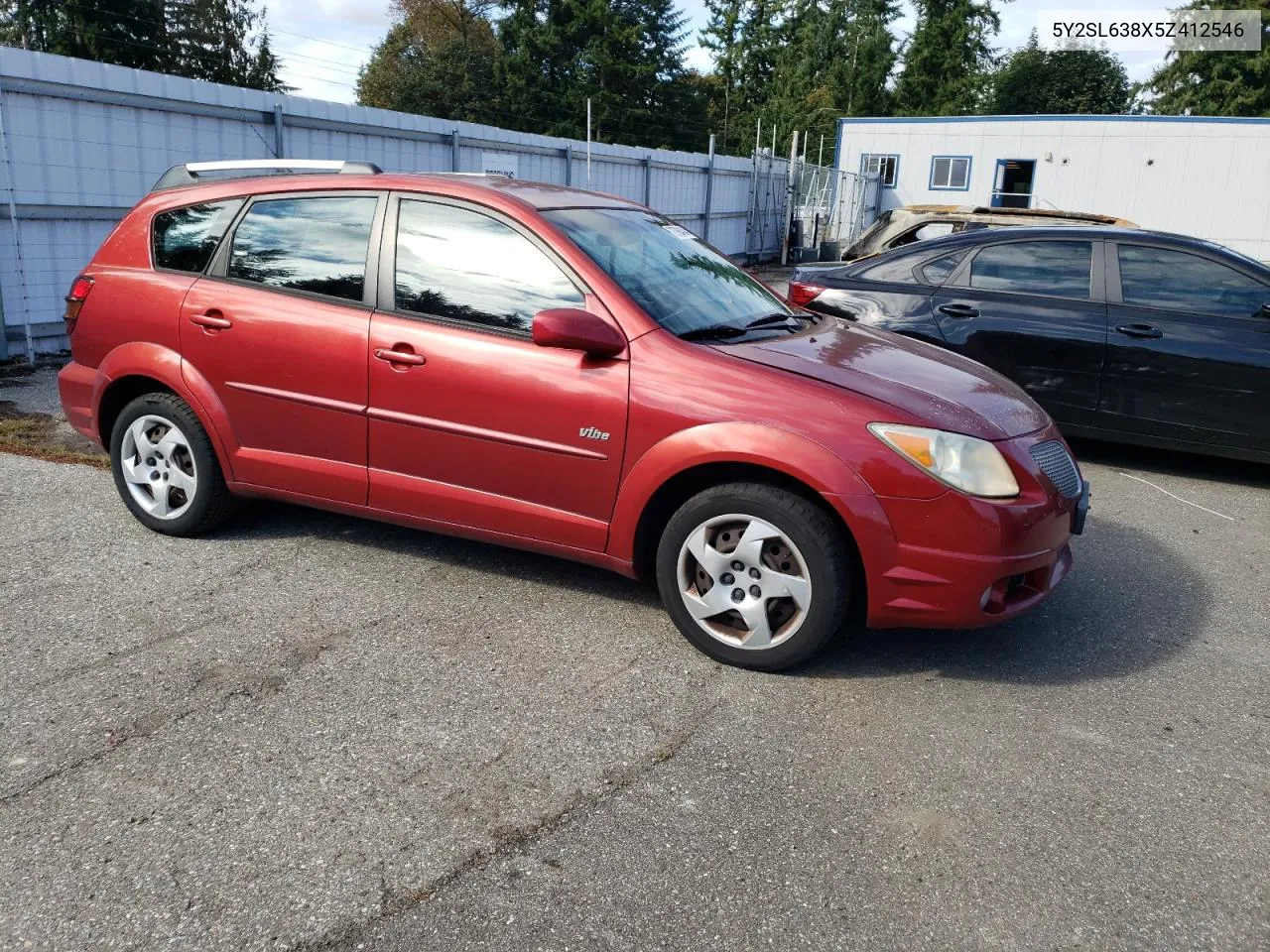 2005 Pontiac Vibe VIN: 5Y2SL638X5Z412546 Lot: 72786404