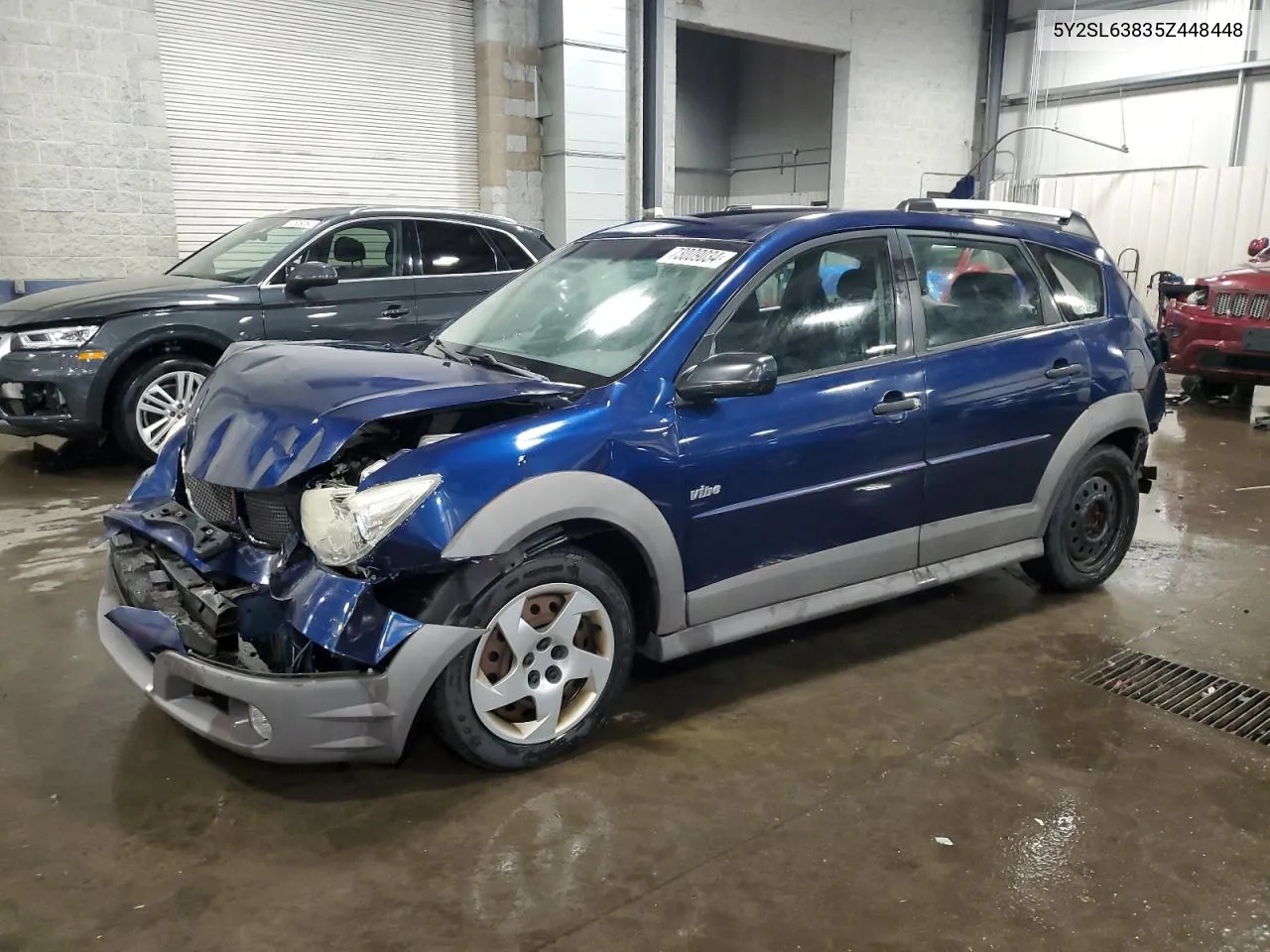 2005 Pontiac Vibe VIN: 5Y2SL63835Z448448 Lot: 73009034