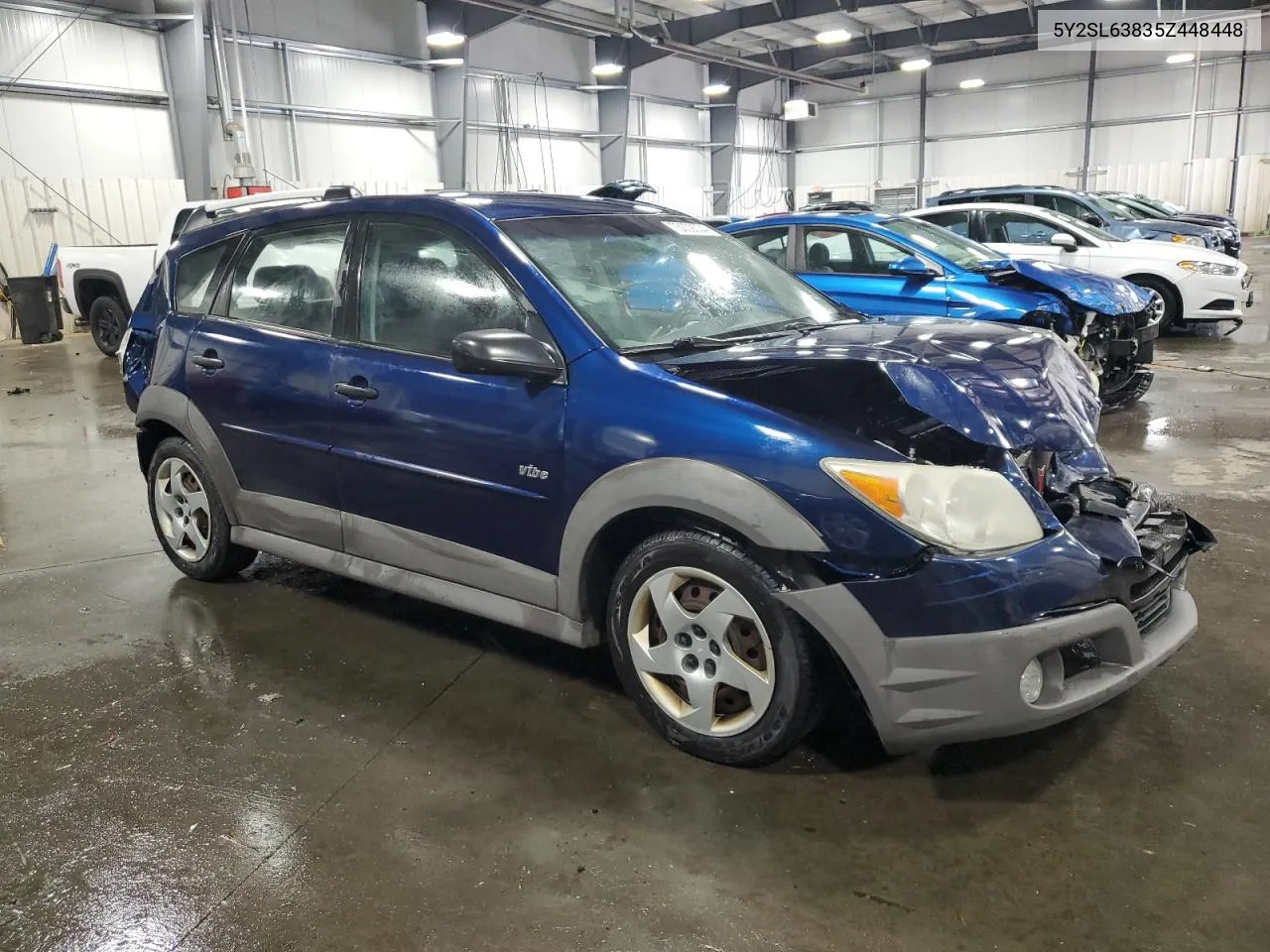 2005 Pontiac Vibe VIN: 5Y2SL63835Z448448 Lot: 73009034