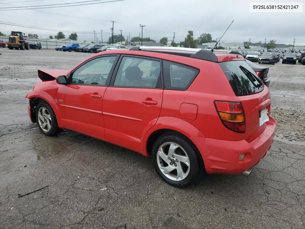 2005 Pontiac Vibe VIN: 5Y2SL63815Z421247 Lot: 73140504