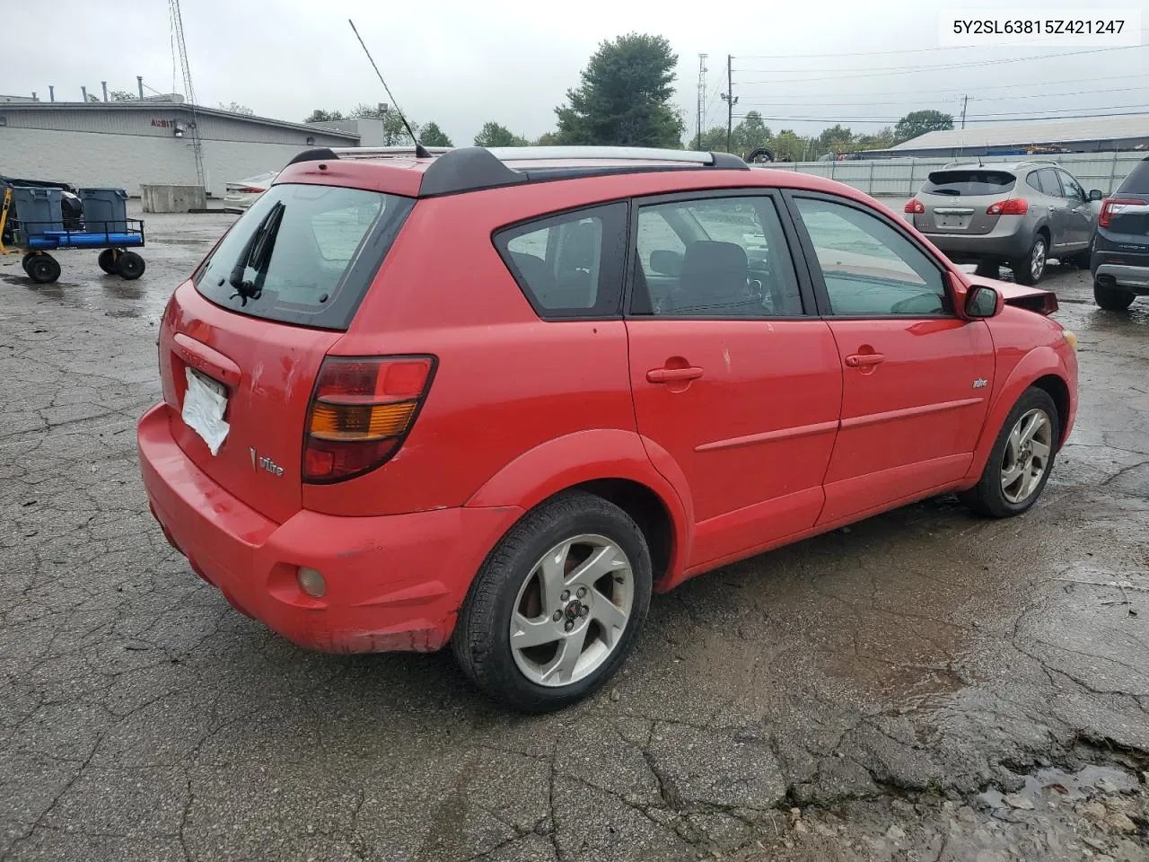 2005 Pontiac Vibe VIN: 5Y2SL63815Z421247 Lot: 73140504