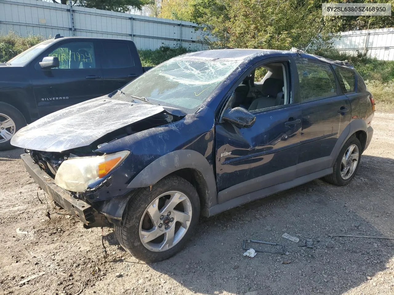 2005 Pontiac Vibe VIN: 5Y2SL63805Z468950 Lot: 73542724