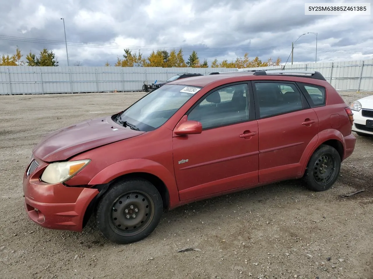 2005 Pontiac Vibe VIN: 5Y2SM63885Z461385 Lot: 73600284