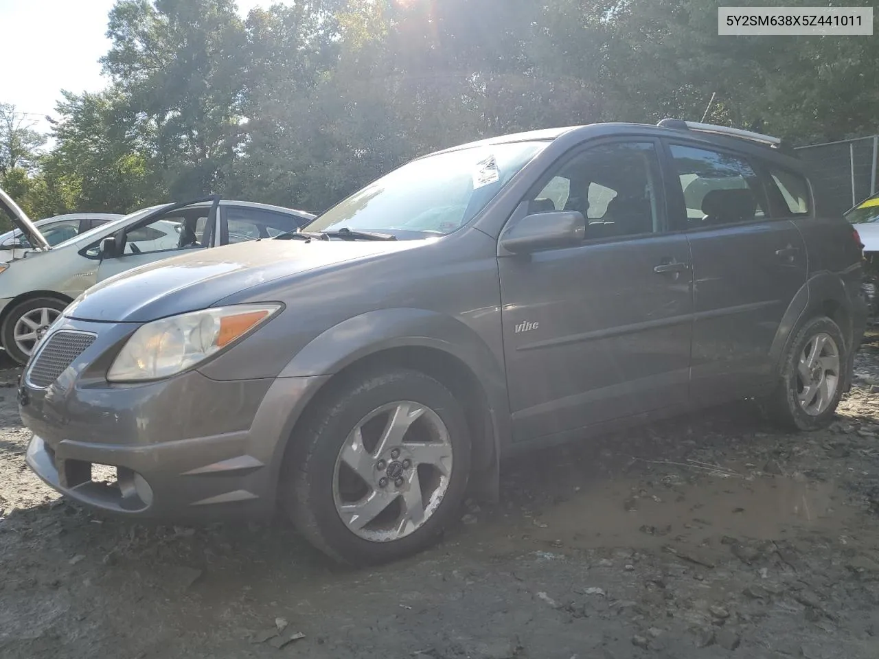 2005 Pontiac Vibe VIN: 5Y2SM638X5Z441011 Lot: 73820424