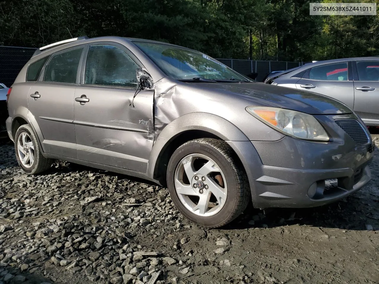 2005 Pontiac Vibe VIN: 5Y2SM638X5Z441011 Lot: 73820424