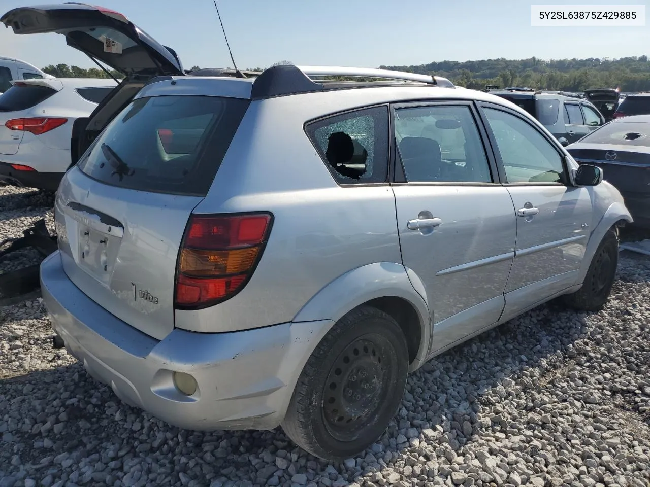 2005 Pontiac Vibe VIN: 5Y2SL63875Z429885 Lot: 73924734