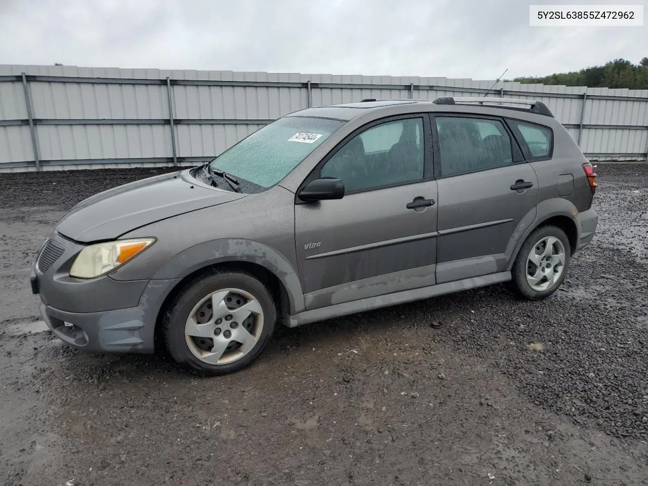 2005 Pontiac Vibe VIN: 5Y2SL63855Z472962 Lot: 74174544