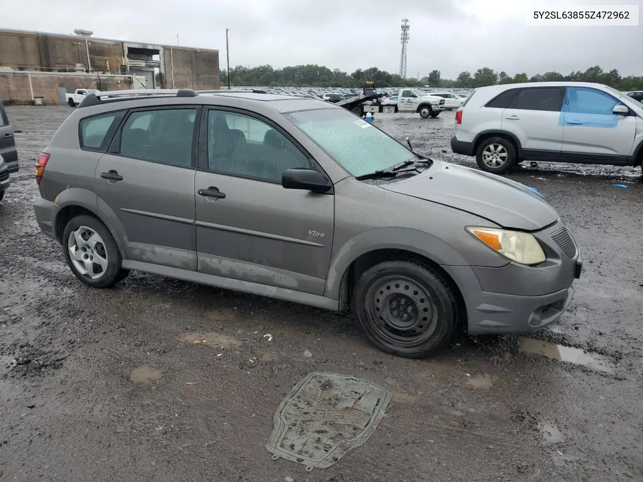 2005 Pontiac Vibe VIN: 5Y2SL63855Z472962 Lot: 74174544