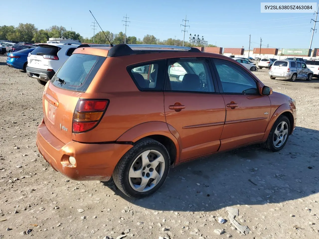 2005 Pontiac Vibe VIN: 5Y2SL63805Z463084 Lot: 74287354